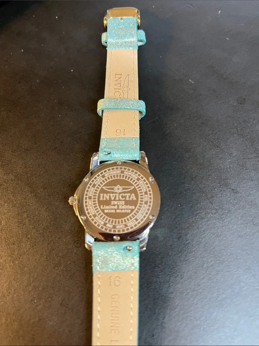 Invicta Model 5702 Swiss Movement Mother of Pearl Dial Watch